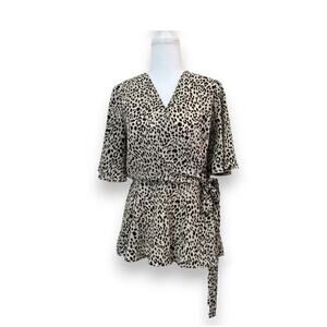 Blouse animal print By Mi ami -  Size: M